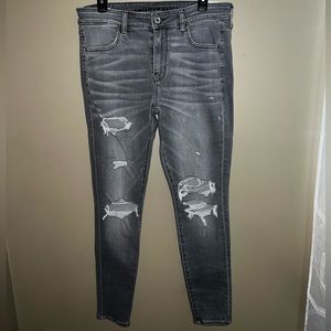 American Eagle Gray Jeggings